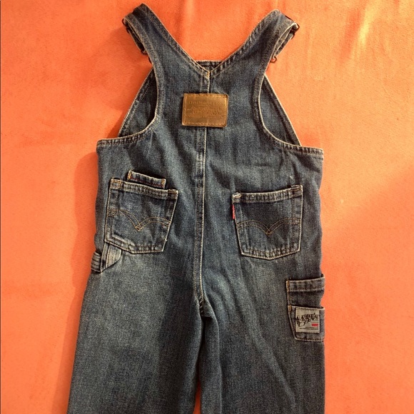 Levi’s blue jean overalls - Picture 4 of 7
